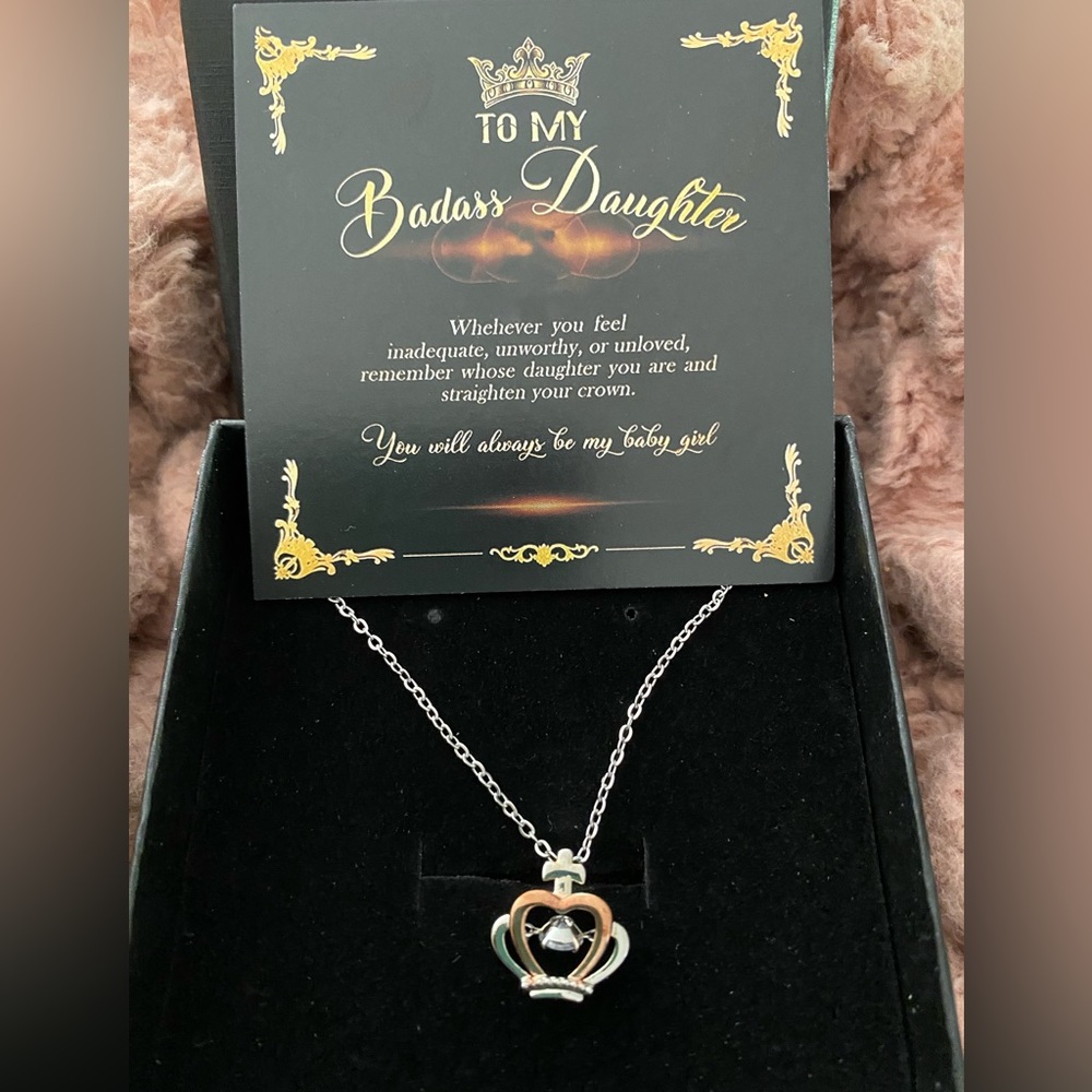 “BAD ASS DAUGHTER” Gorgeous 👑 necklace 20% off 2 item bundle!